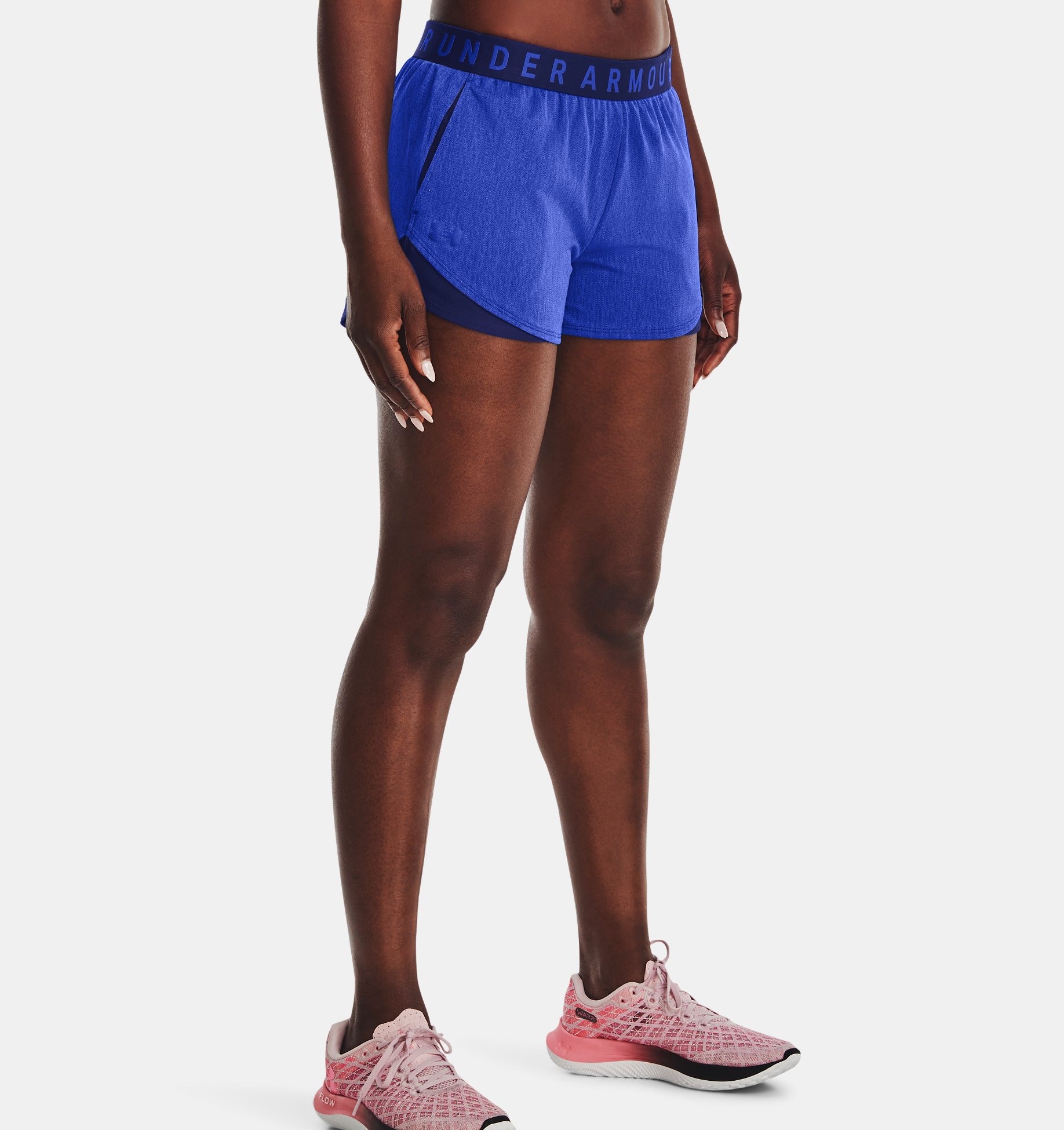 Black Under Armour Play Up 3.0 Womens Running Shorts 
